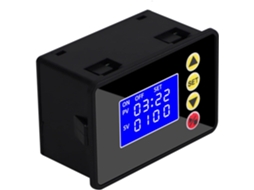 Relé Temporizador Digital Com Display Lcd 24v Ac110-220v Material Abs