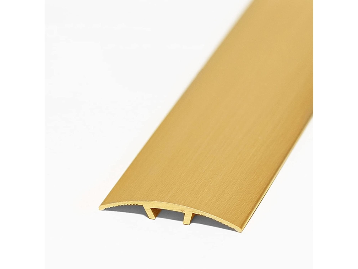 Trilho De Porta, Faixa Transição Soleira Porta Em Latão, 100 Cm X 3