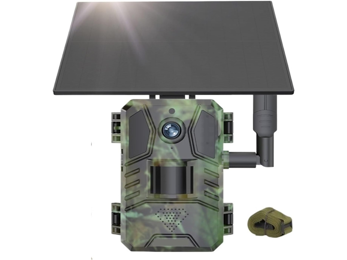 Caméra faune solaire 4g 7800mah, IR, SFUSHOS