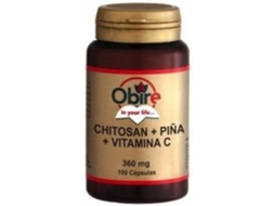 Suplemento Alimentar OBIRE Chitosan Ananás E Vitamina C (100 cápsulas de 360mg)