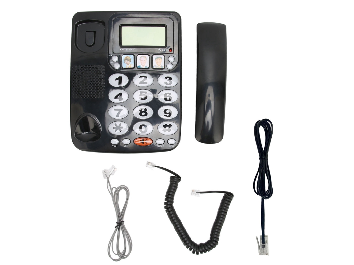 Telefone Fixo Com Porta Dupla E Som Claro