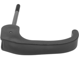 Suporte de ajuste para teclado Inoomp, para órgãos eletrônicos e sintetizadores de rack, em plástico preto com ampla abertura.