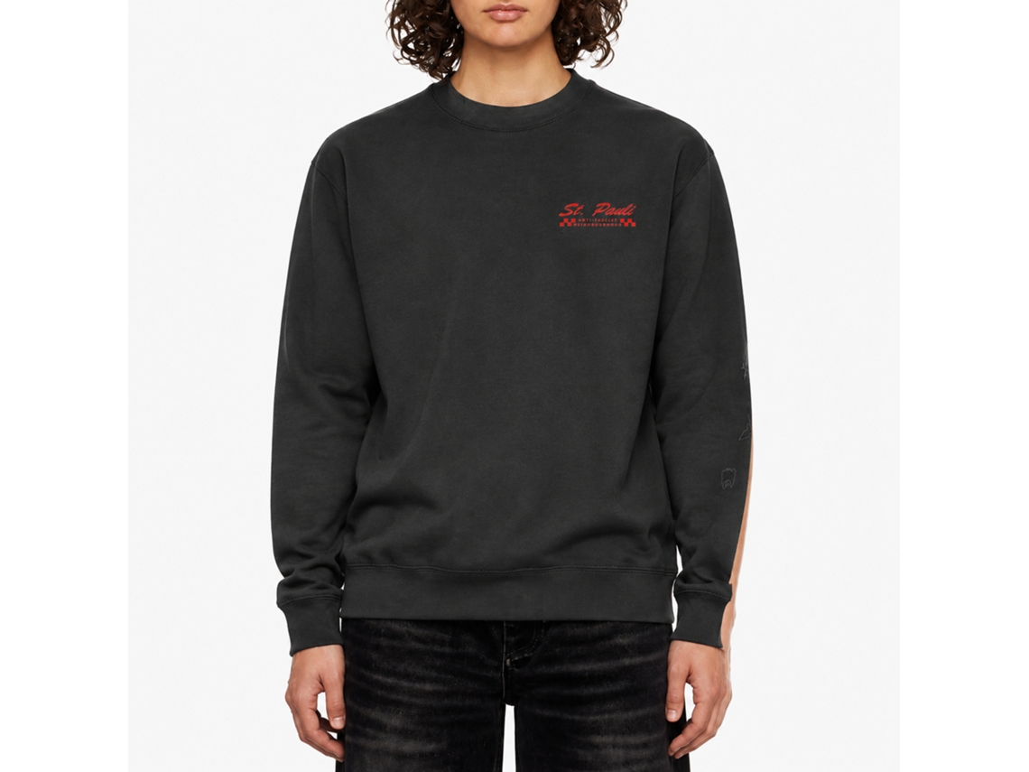 Rockinstone St Pauli Anti Fascist Embroidery Classic Sweatshirt Unique Designer Style
