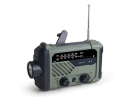 Rádio Digital Fm/am com Alarme Sos e Lâmpada de 2000mah AQUAFORGE