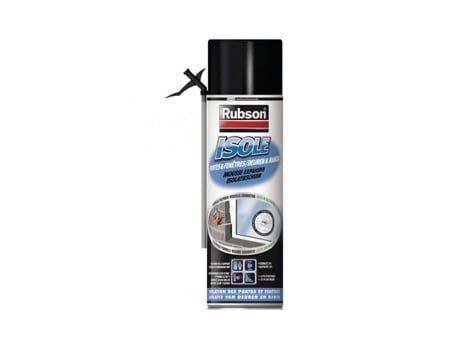 Espuma Expansível Rubson Isole 500ml Branco Interior Tempo De Secagem 60 Min