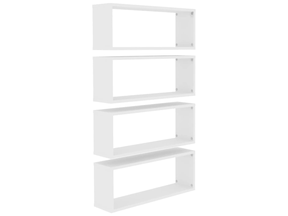 Wall Shelf, Wall Shelves Vidaxl Branco Madeira Processada (60 X 15 X 23 Cm)