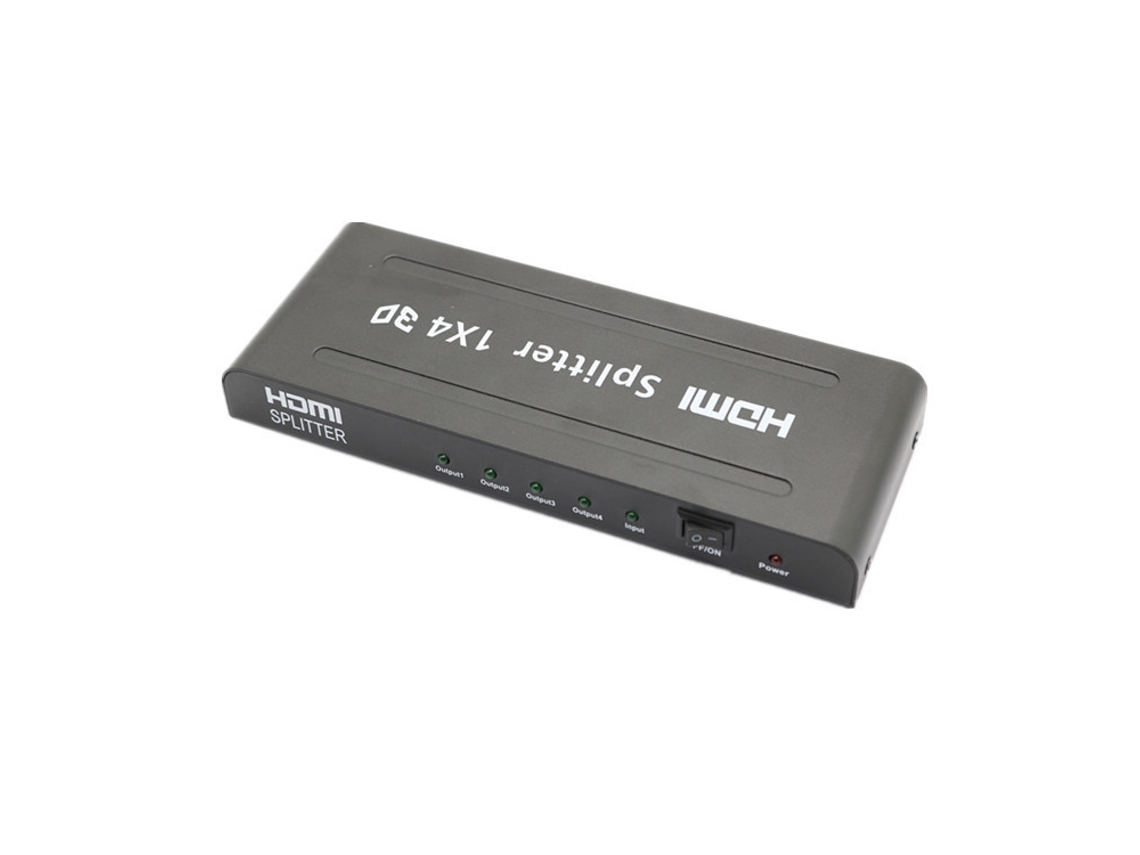 Splitter Hdmi 1x4 4k, Modelo Premium Com Compatibilidade Ampla