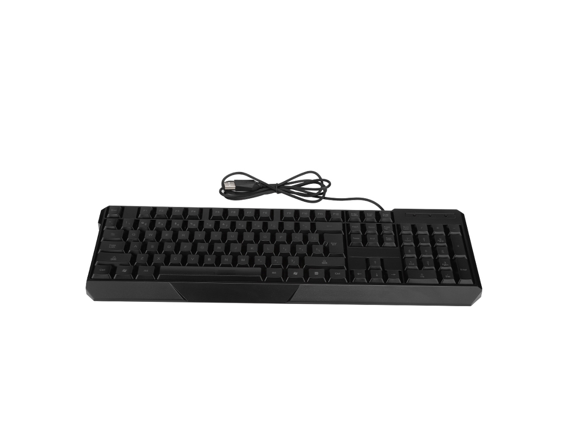 Teclado Usb LAXISCREED com Luzes Rainbow para Games e Escritório
