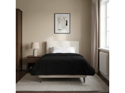 Vidaxl Edredom De Inverno 155 X 220 Cm Inverno Preto Respirável