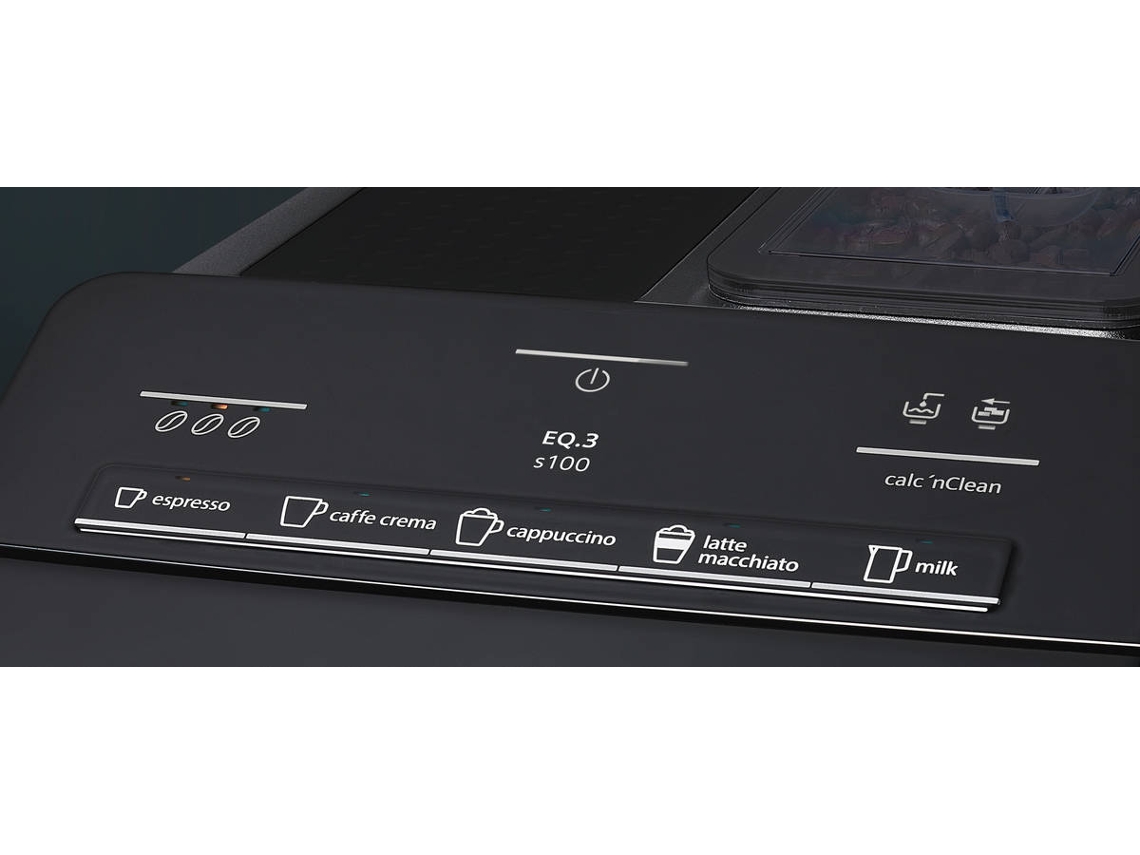 Máquina de Café SIEMENS TI301209RW EQ.3 S100 (15 bar - Níveis de Moagem ...