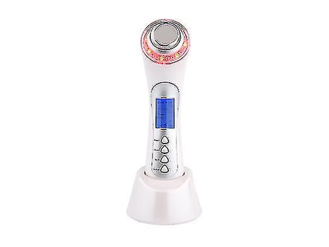 Instrumento De Beleza Ultra Sônico 5 Em 1 Massageador Anti Envelhecimento Anti Rugas De Levantamento Facialbranco Yunzii