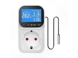 Tomada Termostática Inteligente Com Controle Digital De Temperatura E Compatibilidade Com Plugue Europeu. Nostalgia88
