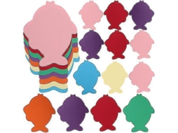 35 Peças Formas Peixes Papel Decoração Sala Aula