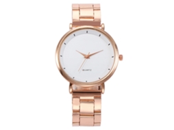 Relógio de Pulso Feminino Vansvar Moda Casual Mostrador Cor Caramelo Quartzo Branco