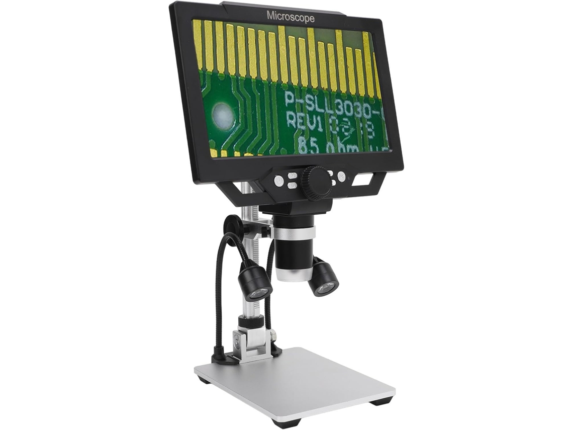 Microscópio Lcd Digital Para Mapas, Plantas E Moedas, 1600x, 9 Polegadas, Ampliação De 160x.