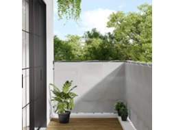 Vidaxl Tela De Varanda 120x300 Cm 100% Poliéster Oxford Cinzento-claro