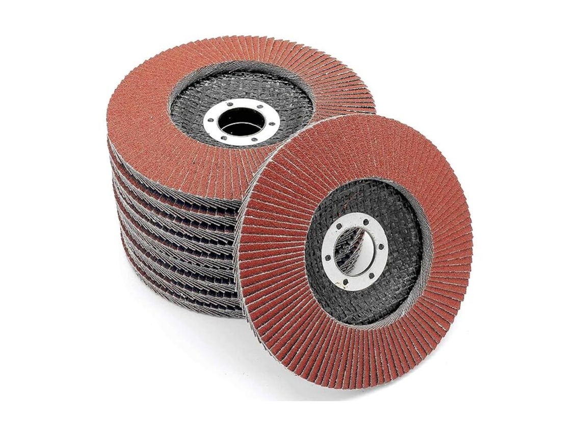 Arruela de Disco Vermelha 125 Mm Grão 80 BRILVIBERA