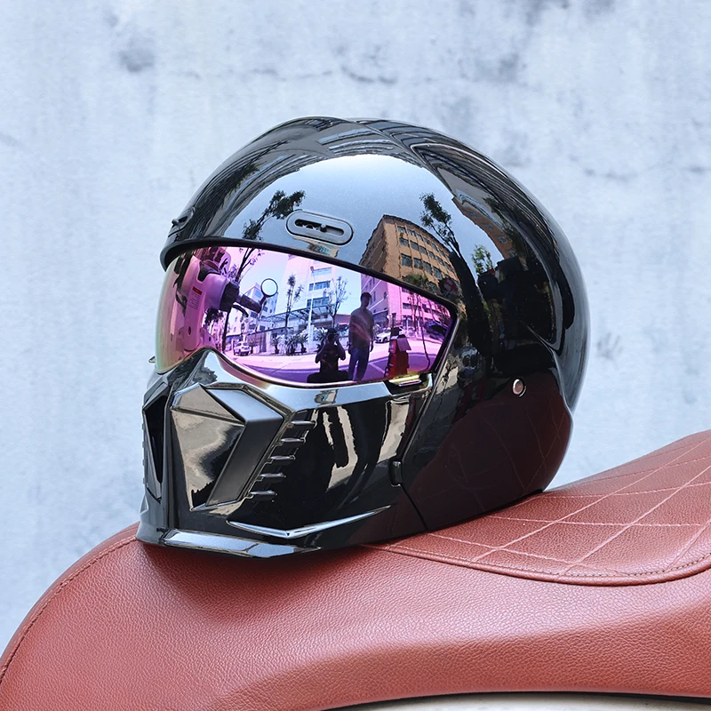 (m) Capacete Combinado 2 Em 1 Unissex, Material Abs, Certificado Dot
