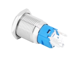 Interruptor Push button Metal com Led Momentâneo