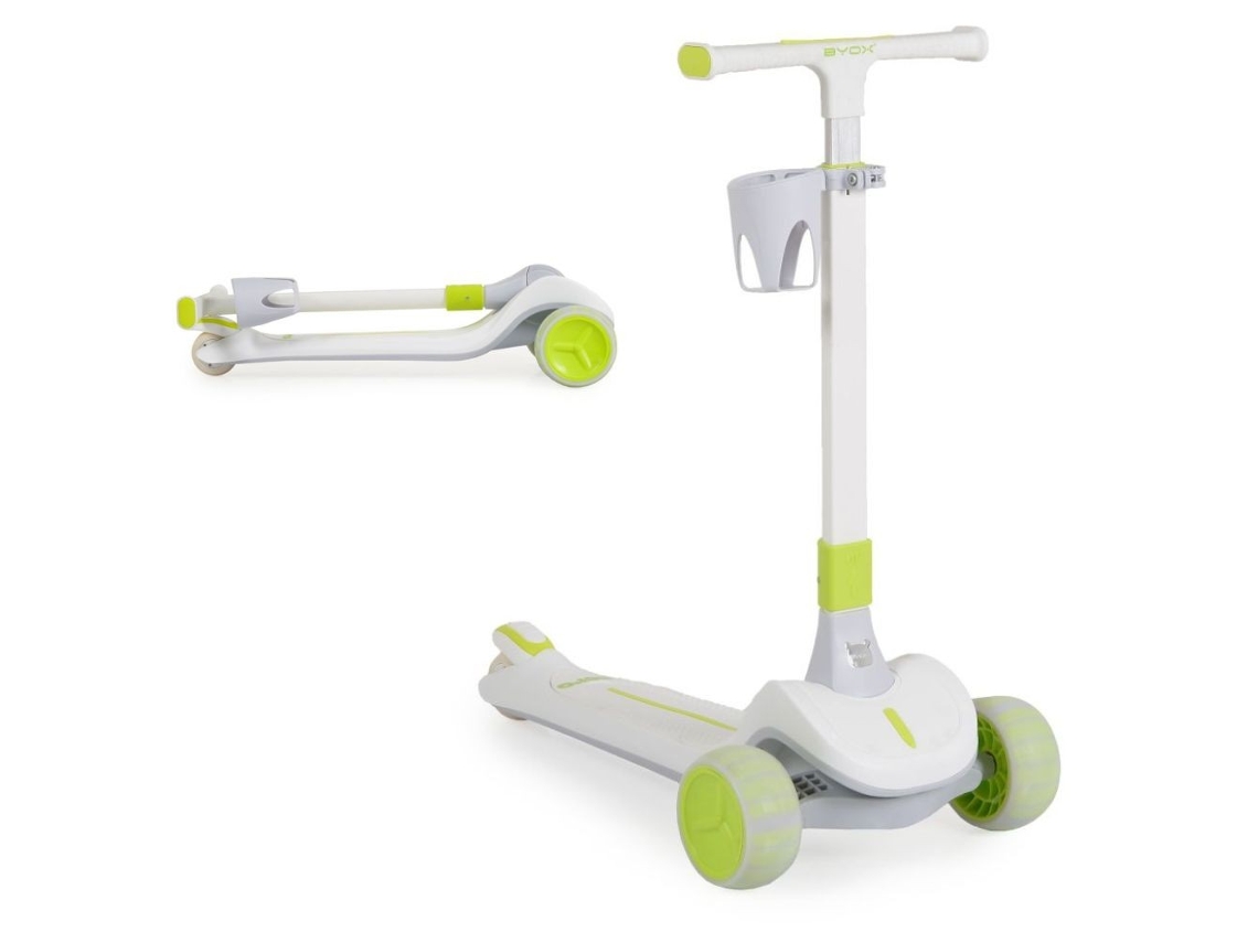 Trotinete Infantil Aero A Partir Dos 3 Anos Da Byox - Lime Green