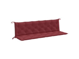 Garden Bench Cushion, Garden Bench Cushions Vidaxl Vermelho Tecido (200 X 50 X 7 Cm)