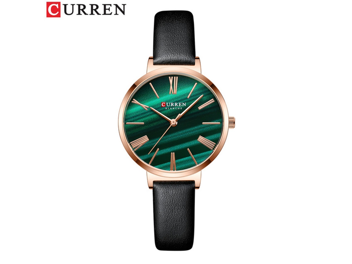 Relógio Feminino De Quartzo À Prova D'água Com Pulseira De Aço E Design Moderno.