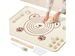 Tapete de silicone antiderrapante 70x50 cm para fondant e pizza ZYBLSSBB