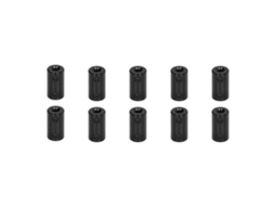 Acoplador De Motor Passo 10 Peças Diâmetro 14mm Comprimento 25mm Conexão 5x5mm Preto