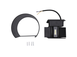 Lâmpada de Parede LED externa 12W IP65 alumínio à prova d'água luz branca fria AC85-265V | S/MARCA