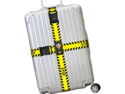 Cintas De Amarração Bagagem Estampadas Com Cadeado Por Senha, Proteja Seus Objetos De Valor Durante Viagens, Cinto De
