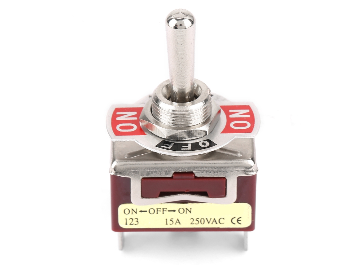 Laxiscreed Interruptor Momentâneo De 12mm Com 3 Pinos E 3 Posições Para Circuito Elétrico