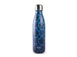 Garrafa Termo Aço Inoxidável 0,5L Azul Baroque IBILI
