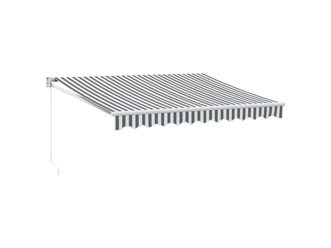 Toldo retrátil VIDAXL Antracite Tecido (300x250 cm)