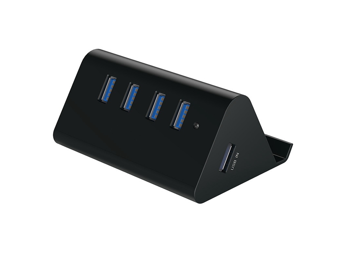 Yizhood USB Hub Mini 4 Portas USB 3.0 Hub de Alta Velocidade Preto Anchor Station