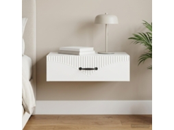 Vidaxl Mesa Lateral De Parede Branco 59 X 34,5 X 17 Cm
