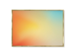 Quadro de vidro magnético com elegância discreta para o hall de entrada Espelharte (100x70 cm)