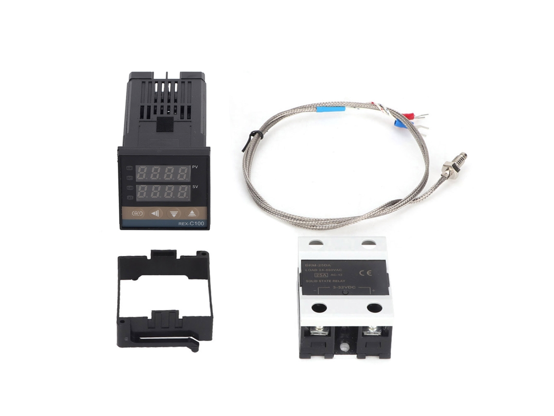 Controle digital de temperatura LED PID 0-400°C S/MARCA