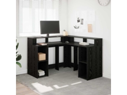 Vidaxl Mesa Carvalho Preto Derivados De Madeira 130 X 130 X 91 Cm