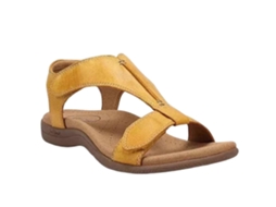 Sandálias De Moda Sola Grossa, Resistentes E Antiderrapantes Para Compras E Encontros - 37 - Amarelo
