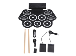 Bateria Eletrônica Roll Up Com 9 Pads Midi