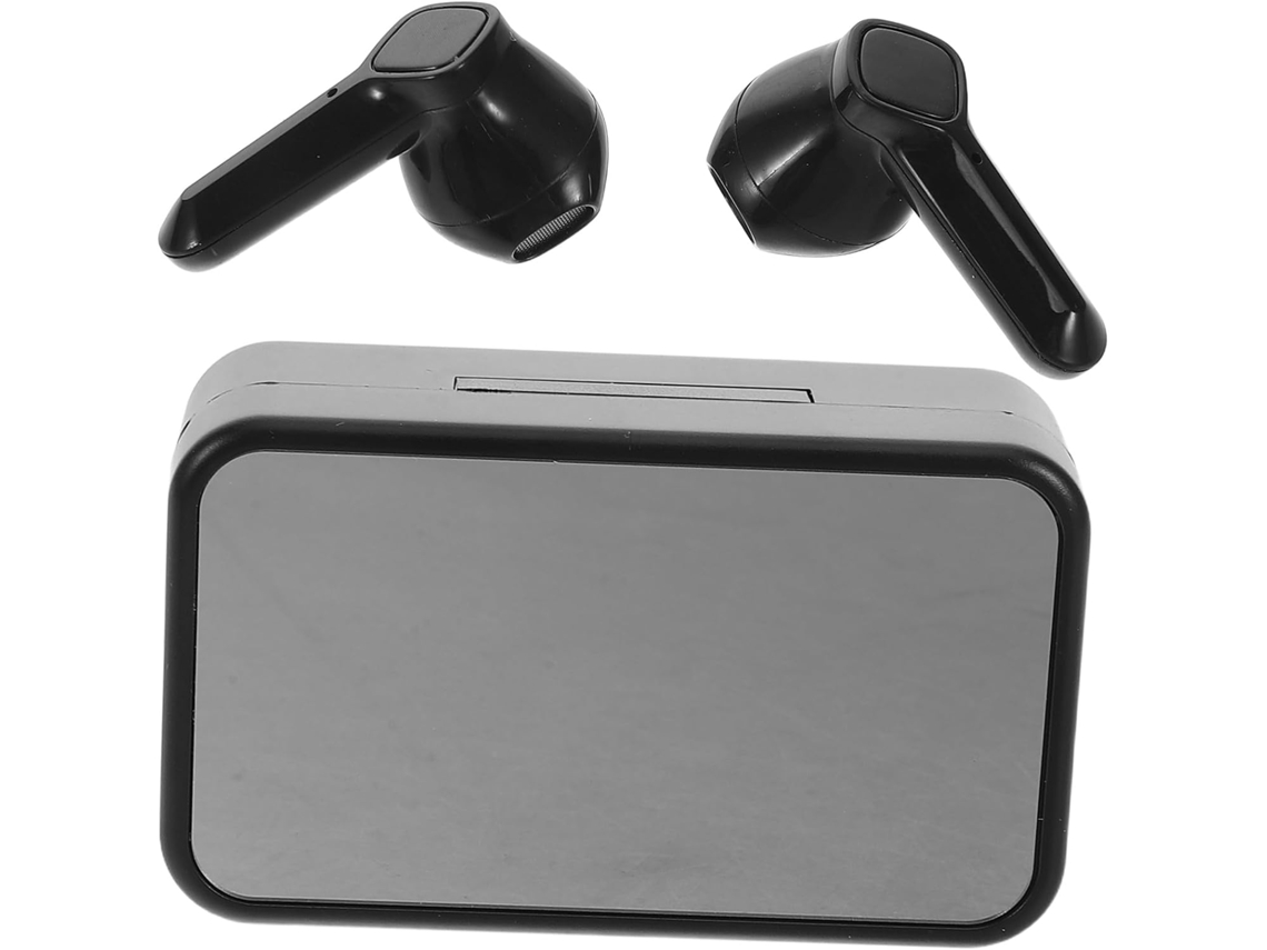 1 Conjunto De Fones Ouvido Sem Fio, Para Corrida, Em Plástico Preto