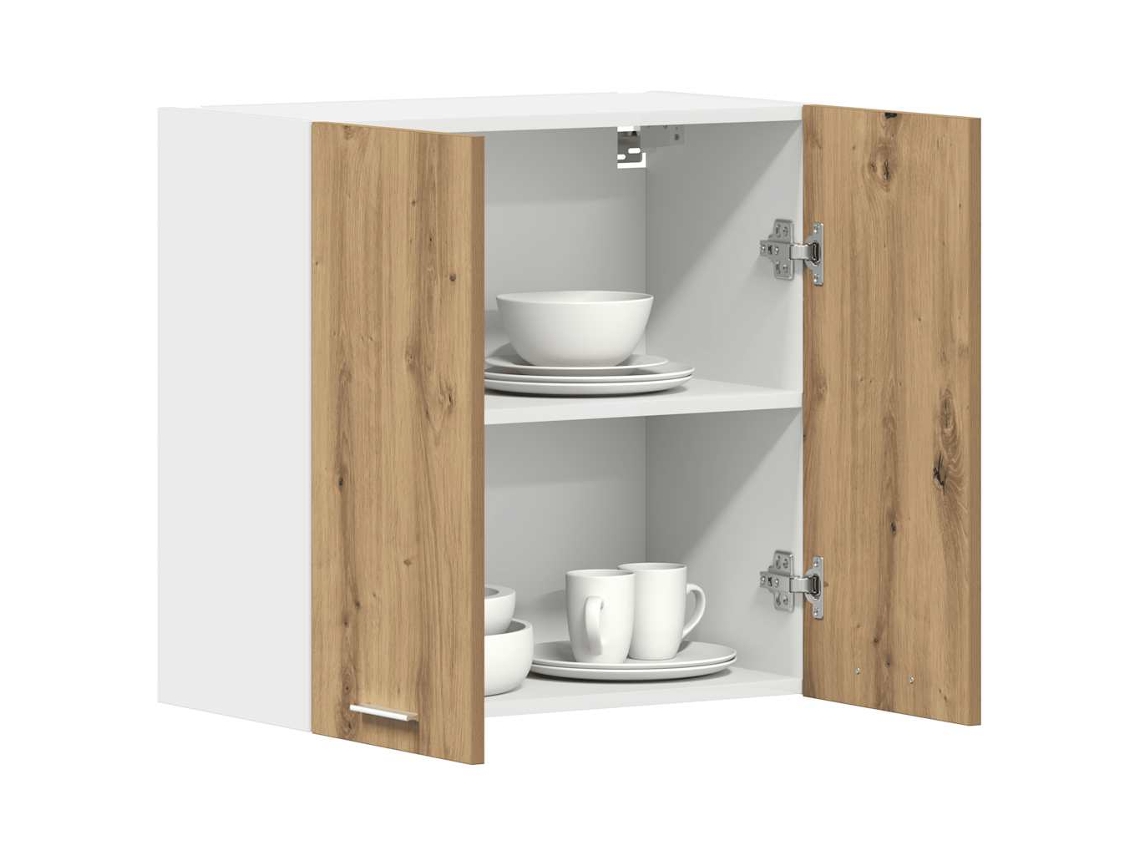 Vidaxl Armário De Parede De Cozinha “lyon” Artisan Oak 60x31x60 Cm