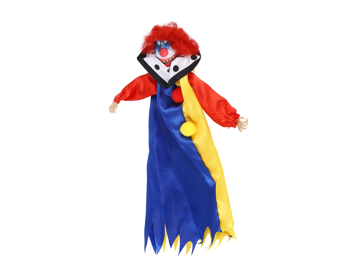 Boneca Palhaço Terrorífica Suspensa De Halloween