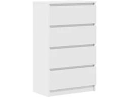 Aparador VIDAXL Branco Madeira processada (60x35x98.5 cm)