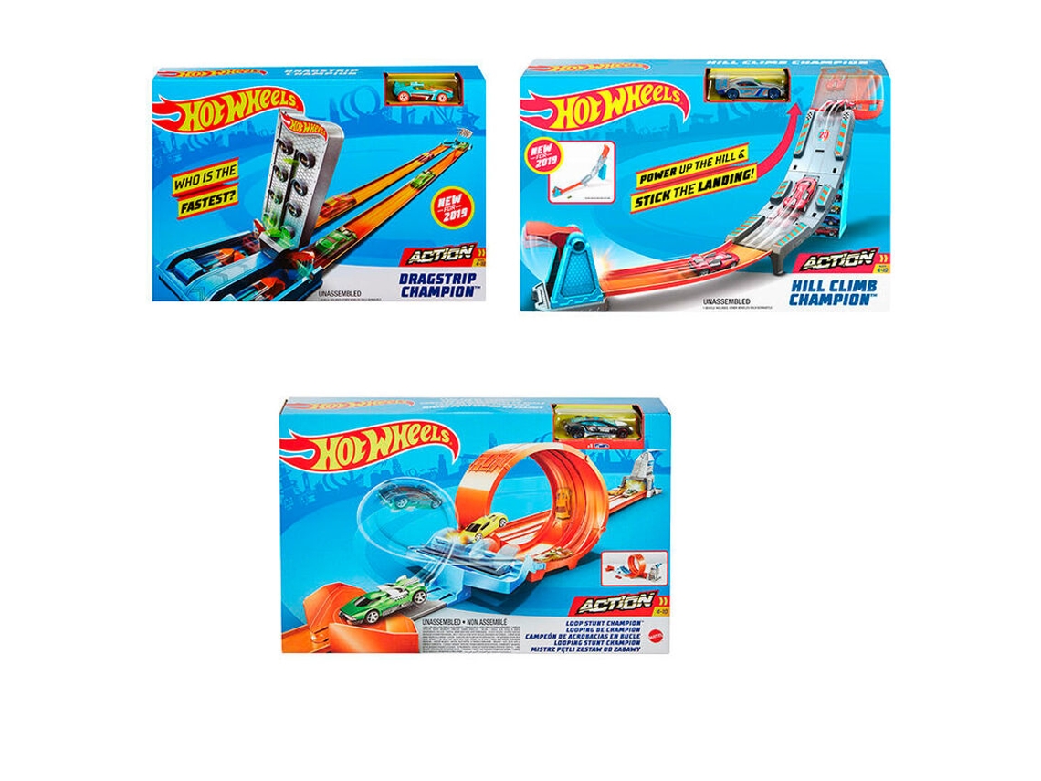 Hot Wheels Assorted Rapid Raceway Champion Mattel