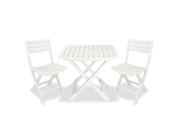 Garden Bistro Set, Garden Bistro Sets Vidaxl Branco Plástico (n/a)