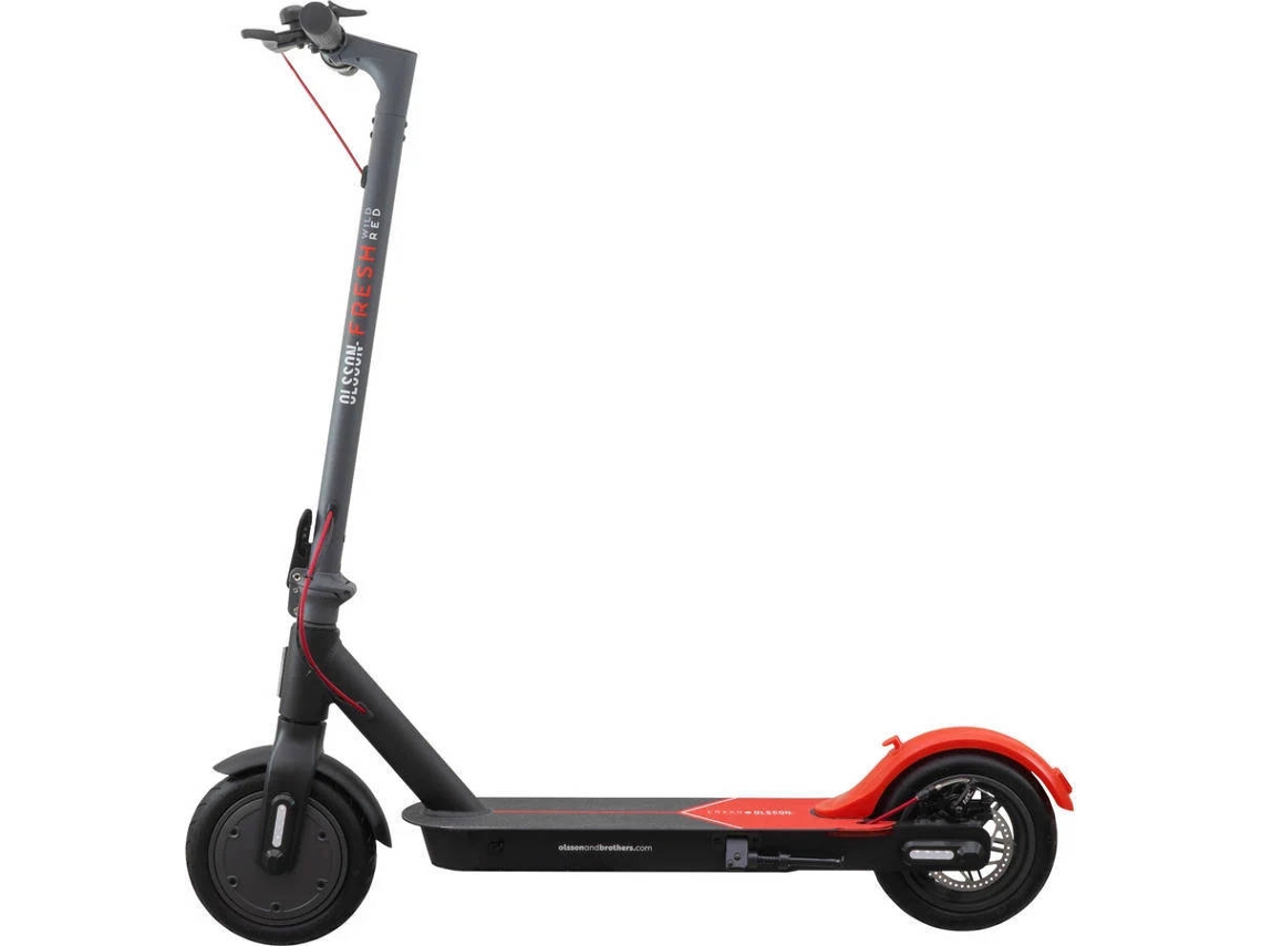 Trotinete Elétrica OLSSON Wild Red 8.5 (500 W - Autonomia: 24 Km - Preto)