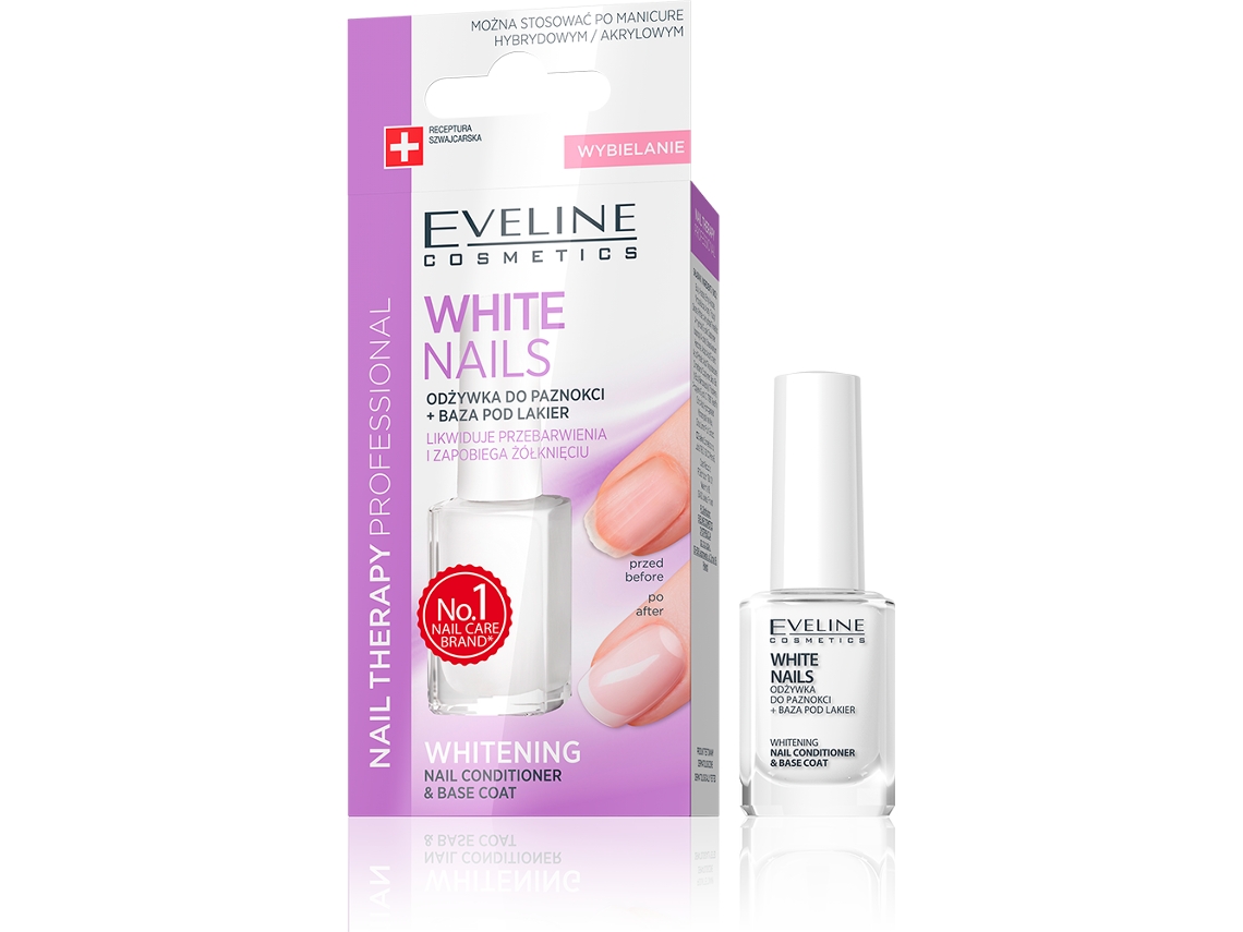 Eveline: Tratamento Instantâneo Para Unhas Mais Brancas E Brilhantes