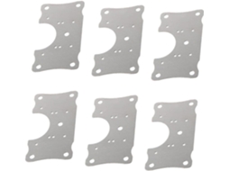 Placas De Reparo Para Armário Em Aço À Ferrugem E Alta (6 Peças).