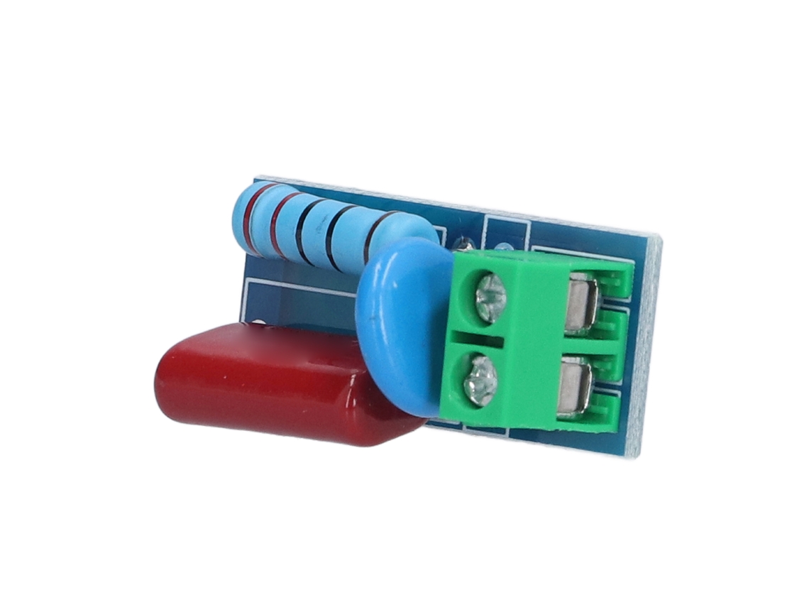 Módulo de circuito de absorção anti-interferência RC, terminal de pressão, leve e portátil.